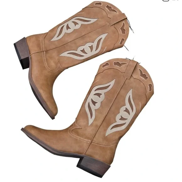 NWT Madden NYC Women's Tall Western Boot, Festival Fall Boots - Picture 2 of 3